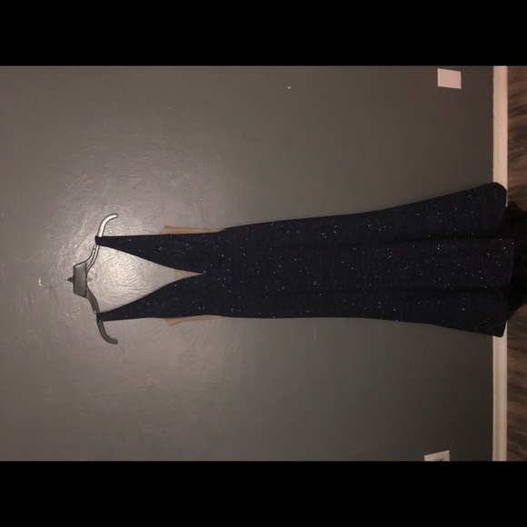 Jovani Blue sparkly gown!🦋 Size 4 - Picture 1 of 8